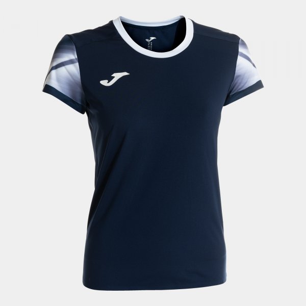JOMA ELITE XI SHORT SLEEVE T-SHIRT NAVY WHITE
