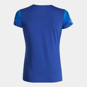 JOMA ELITE XI SHORT SLEEVE T-SHIRT ROYAL WHITE