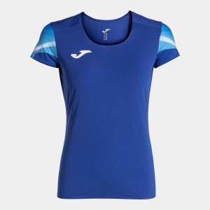 JOMA ELITE XI SHORT SLEEVE T-SHIRT ROYAL WHITE