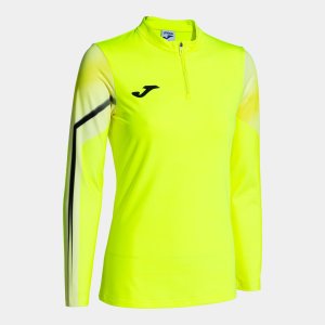 JOMA ELITE XI SWEATSHIRT FLUOR YELLOW BLACK