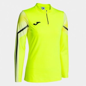 JOMA ELITE XI SWEATSHIRT FLUOR YELLOW BLACK