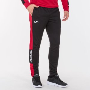 JOMA LONG PANT CHAMPION IV BLACK-RED