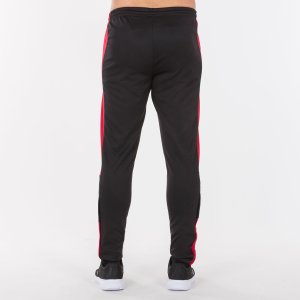 JOMA LONG PANT CHAMPION IV BLACK-RED
