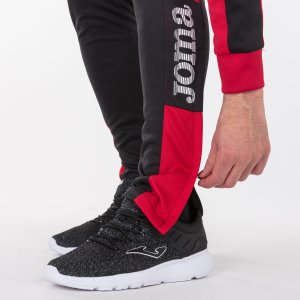 JOMA LONG PANT CHAMPION IV BLACK-RED