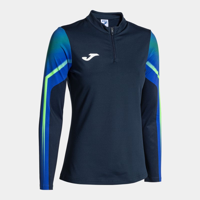 JOMA ELITE XI SWEATSHIRT NAVY FLUOR GREEN