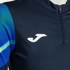 JOMA ELITE XI SWEATSHIRT NAVY FLUOR GREEN