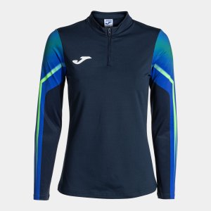 JOMA ELITE XI SWEATSHIRT NAVY FLUOR GREEN