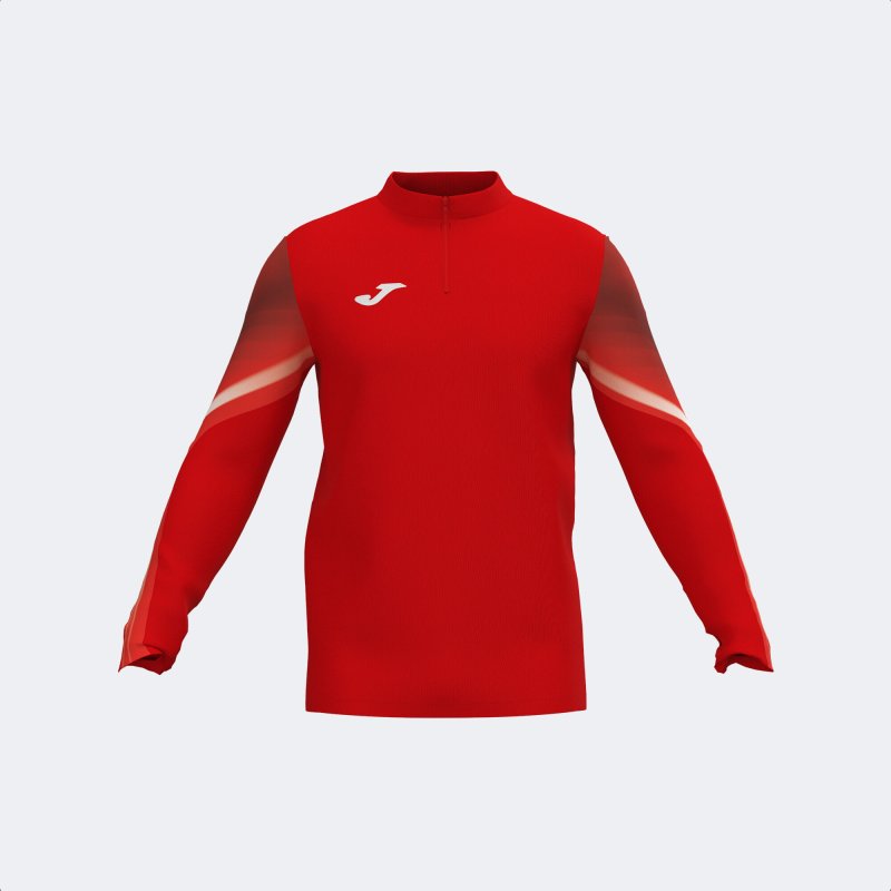 JOMA ELITE XI SWEATSHIRT RED WHITE
