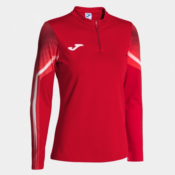 JOMA ELITE XI SWEATSHIRT RED WHITE