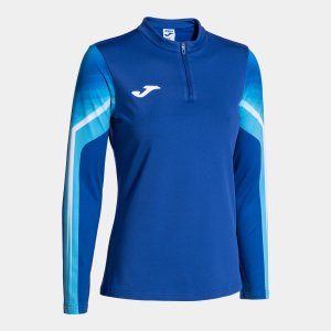 JOMA ELITE XI SWEATSHIRT ROYAL WHITE