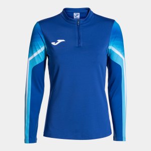 JOMA ELITE XI SWEATSHIRT ROYAL WHITE