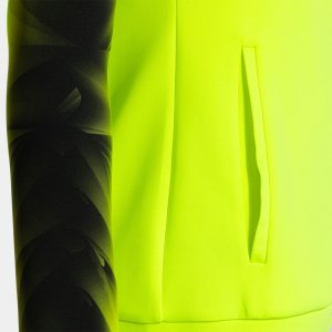 JOMA ELITE XI FULL ZIP SWEATSHIRT FLUOR YELLOW BLACK