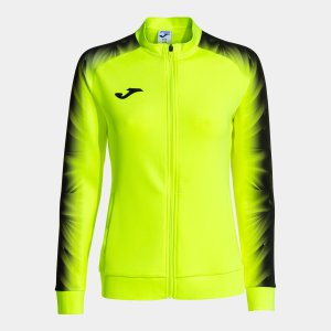 JOMA ELITE XI FULL ZIP SWEATSHIRT FLUOR YELLOW BLACK