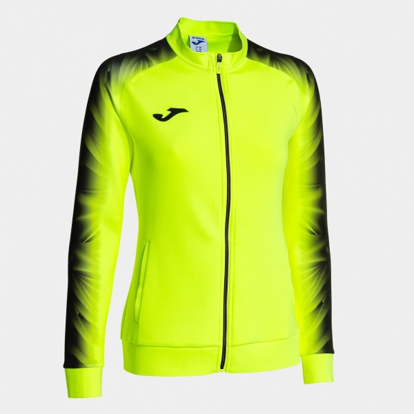 JOMA ELITE XI FULL ZIP SWEATSHIRT FLUOR YELLOW BLACK