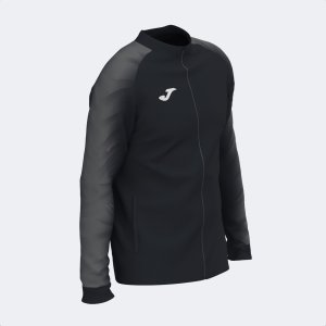 JOMA ELITE XI FULL ZIP SWEATSHIRT BLACK ANTHRACITE