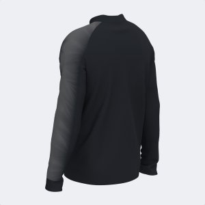 JOMA ELITE XI FULL ZIP SWEATSHIRT BLACK ANTHRACITE