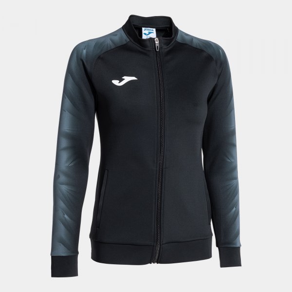 JOMA ELITE XI FULL ZIP SWEATSHIRT BLACK ANTHRACITE