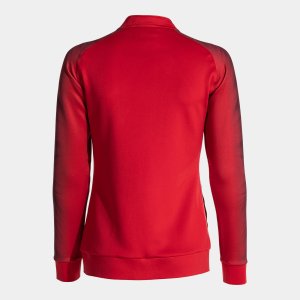 JOMA ELITE XI FULL ZIP SWEATSHIRT RED