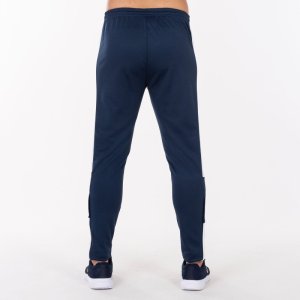 JOMA LONG PANT CHAMPION IV NAVY-WHITE