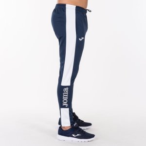 JOMA LONG PANT CHAMPION IV NAVY-WHITE