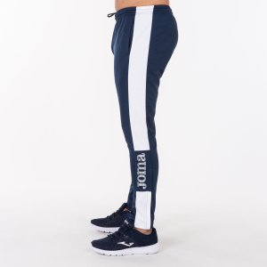 JOMA LONG PANT CHAMPION IV NAVY-WHITE