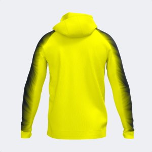 JOMA ELITE XI ZIP-UP HOODIE FLUOR YELLOW BLACK