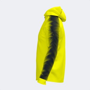 JOMA ELITE XI ZIP-UP HOODIE FLUOR YELLOW BLACK