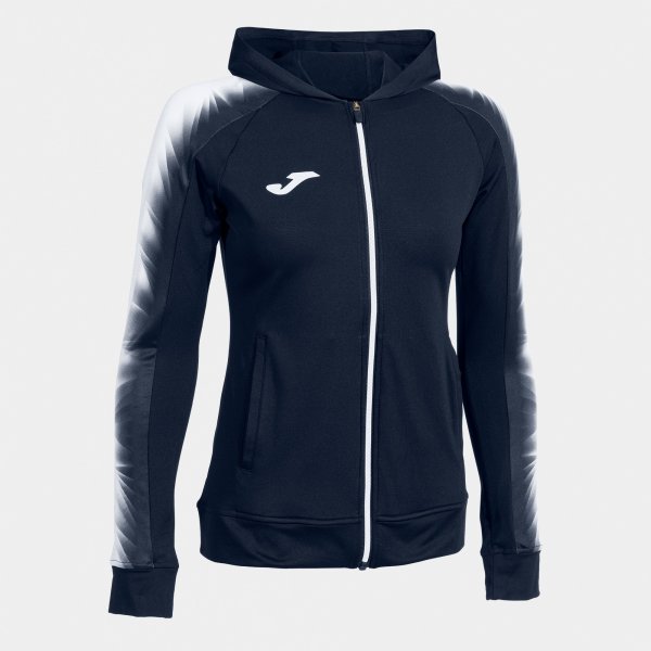 JOMA ELITE XI ZIP-UP HOODIE NAVY WHITE