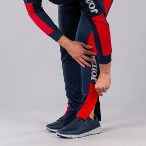 JOMA LONG PANT CHAMPION IV NAVY-RED