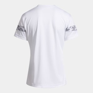 JOMA CHAMPIONSHIP VIII SHORT SLEEVE T-SHIRT WHITE RED