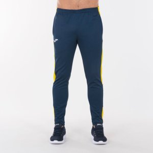 JOMA LONG PANT CHAMPION IV NAVY-YELLOW
