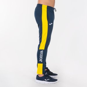 JOMA LONG PANT CHAMPION IV NAVY-YELLOW