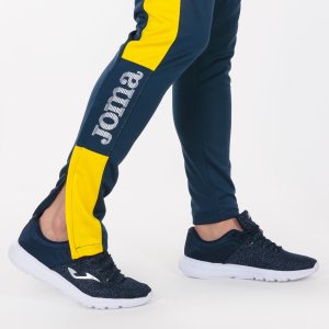 JOMA LONG PANT CHAMPION IV NAVY-YELLOW