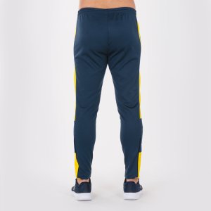 JOMA LONG PANT CHAMPION IV NAVY-YELLOW