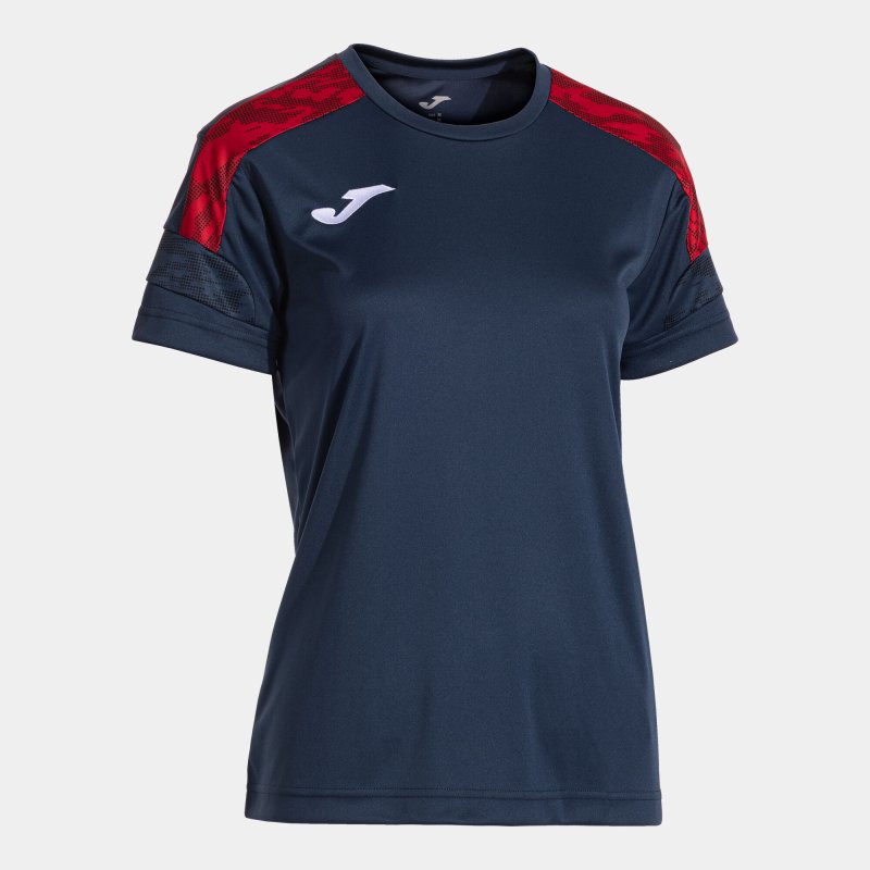 JOMA CHAMPIONSHIP VIII SHORT SLEEVE T-SHIRT DARK NAVY RED