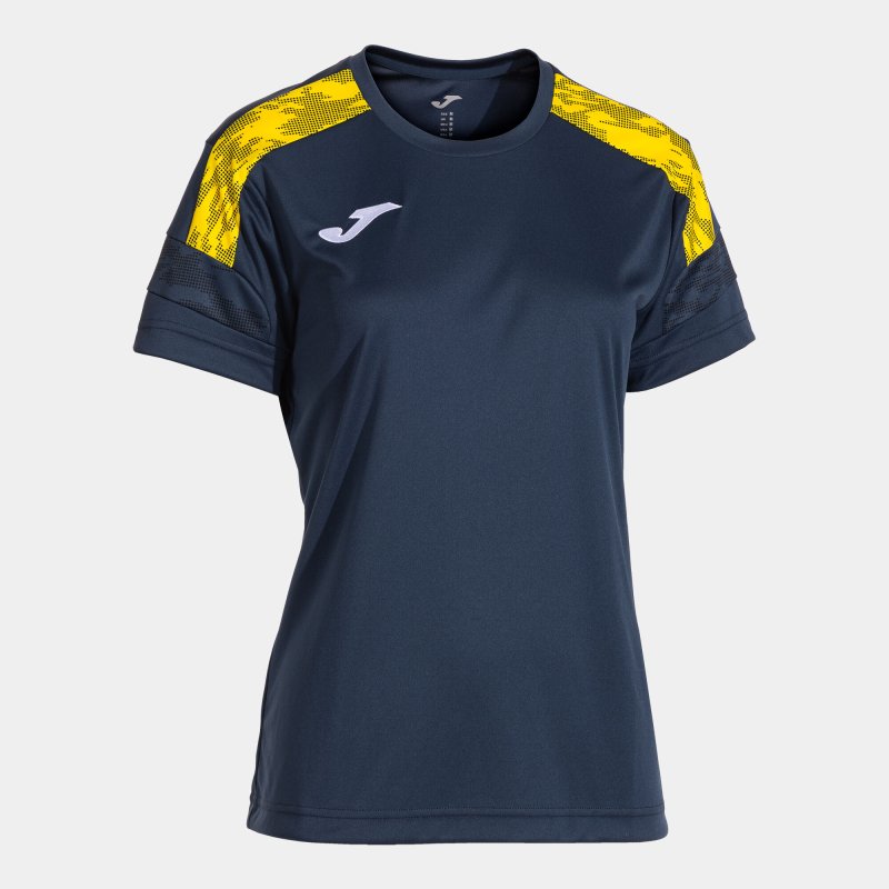 JOMA CHAMPIONSHIP VIII SHORT SLEEVE T-SHIRT DARK NAVY YELLOW