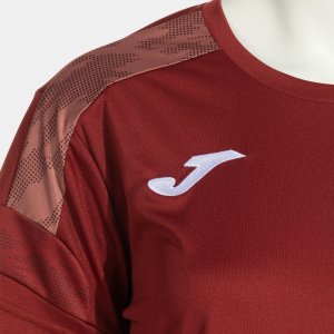 JOMA CHAMPIONSHIP VIII SHORT SLEEVE T-SHIRT BURGUNDY
