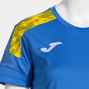 JOMA CHAMPIONSHIP VIII SHORT SLEEVE T-SHIRT ROYAL BLUE YELLOW