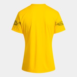 JOMA CHAMPIONSHIP VIII SHORT SLEEVE T-SHIRT YELLOW GREEN