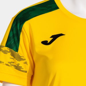 JOMA CHAMPIONSHIP VIII SHORT SLEEVE T-SHIRT YELLOW GREEN