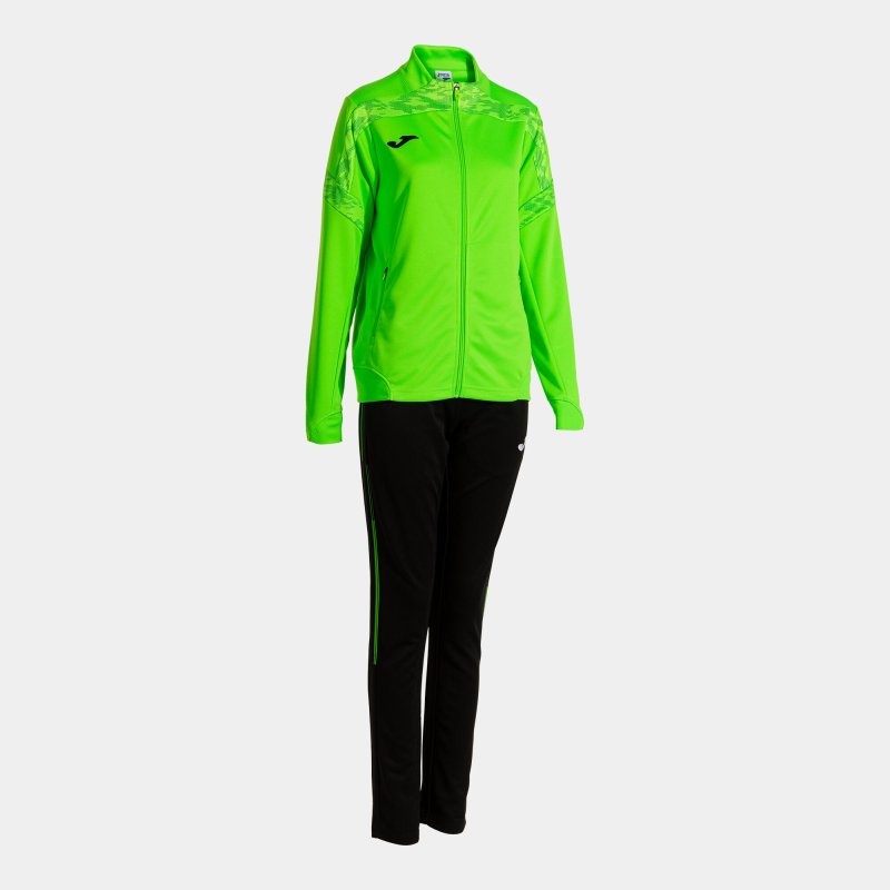 JOMA CHAMPIONSHIP VIII TRACKSUIT FLUOR GREEN BLACK