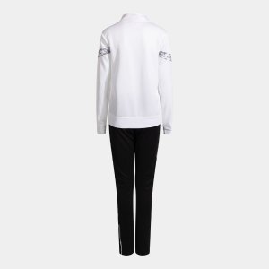 JOMA CHAMPIONSHIP VIII TRACKSUIT WHITE BLACK