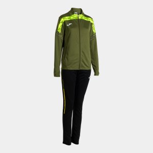 JOMA CHAMPIONSHIP VIII TRACKSUIT GREEN BLACK