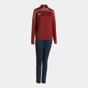 JOMA CHAMPIONSHIP VIII TRACKSUIT BURGUNDY DARK NAVY