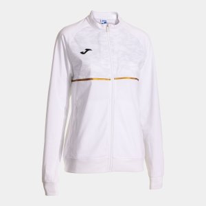JOMA RECORD III FULL ZIP SWEATSHIRT WHITE