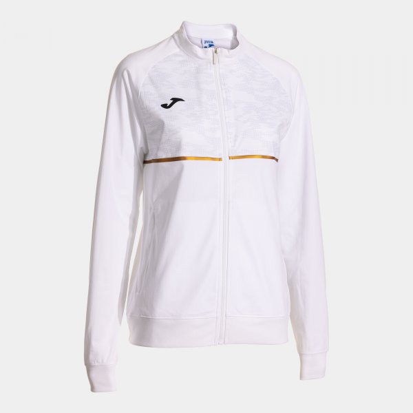 JOMA RECORD III FULL ZIP SWEATSHIRT WHITE