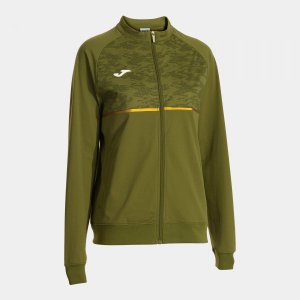 JOMA RECORD III FULL ZIP SWEATSHIRT KHAKI