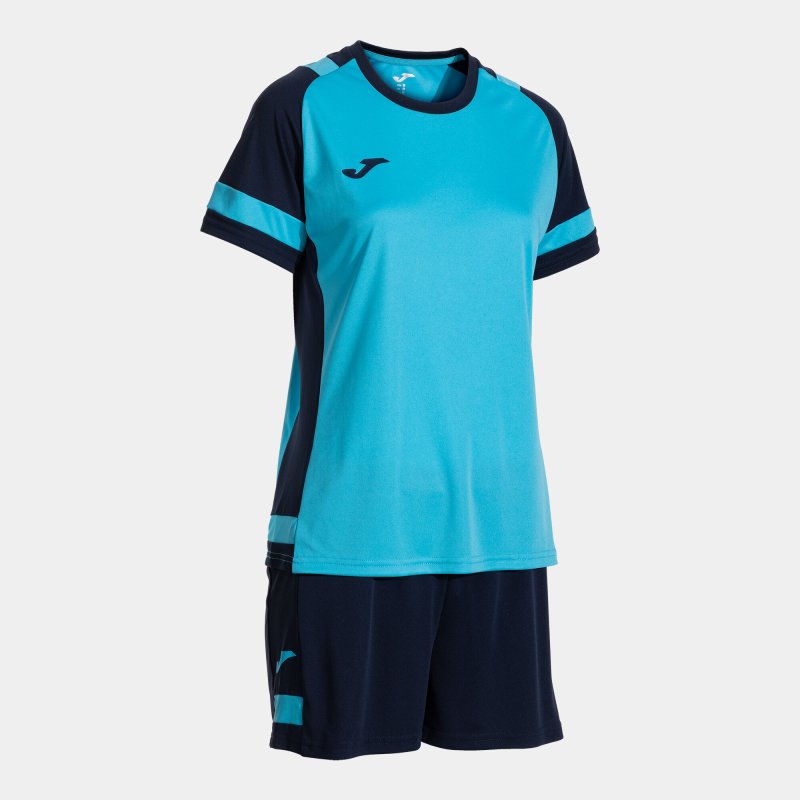 JOMA LIDER SET FLUOR TURQUOISE DARK NAVY