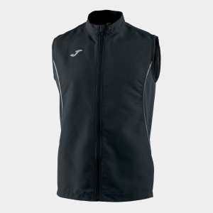 JOMA VEST RECORD III BLACK SLEEVELESS