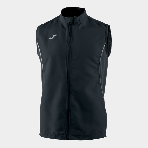 JOMA VEST RECORD III BLACK SLEEVELESS